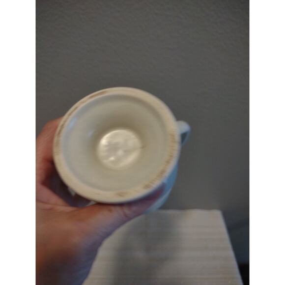 Pfaltzgraff Yorktown pattern stoneware footed pedestal latte coffee mug - Picture 6 of 7